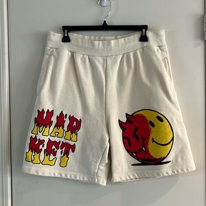 Market SMILEY® Good VS Evil Sweatshorts 100% Cotton